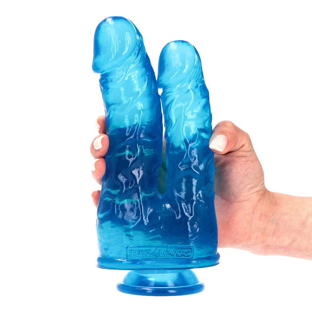 Dildo Doppio Jelly Romolo E Remo 21 Cm