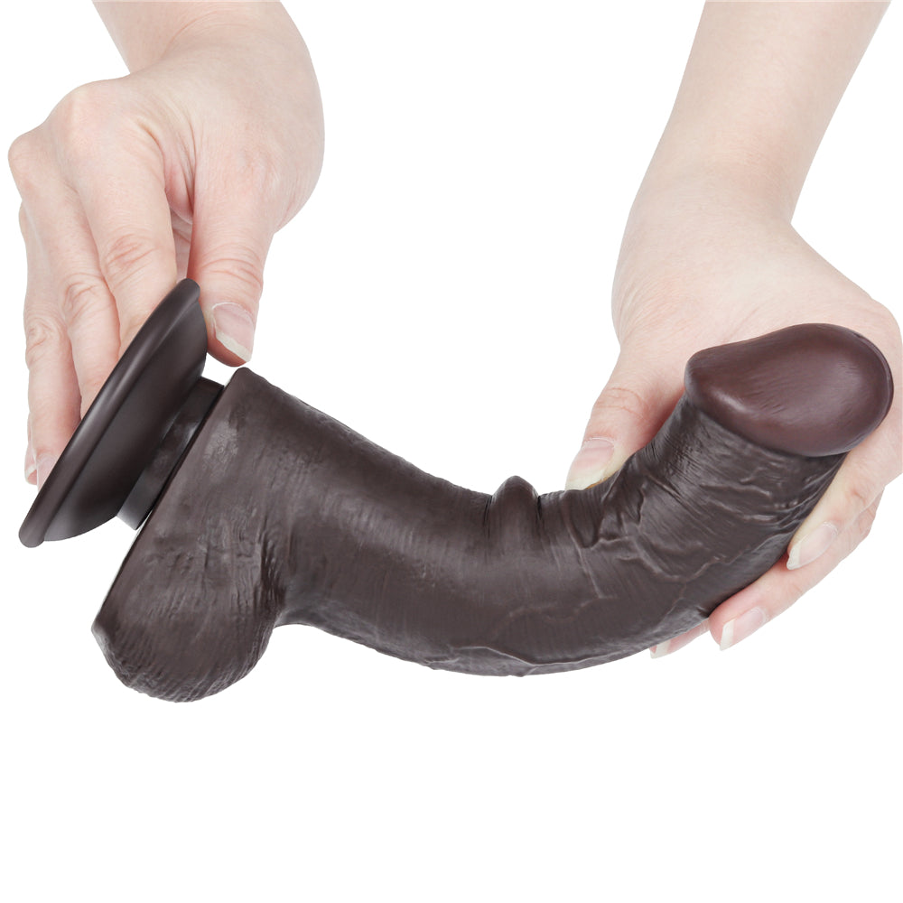 Dildo realistico mocha marrone