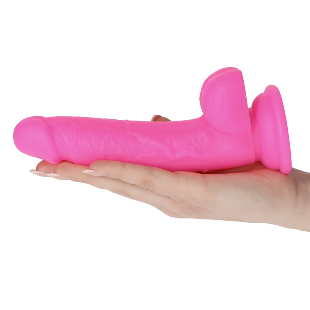 Dildo realistico rod slim pink real safe