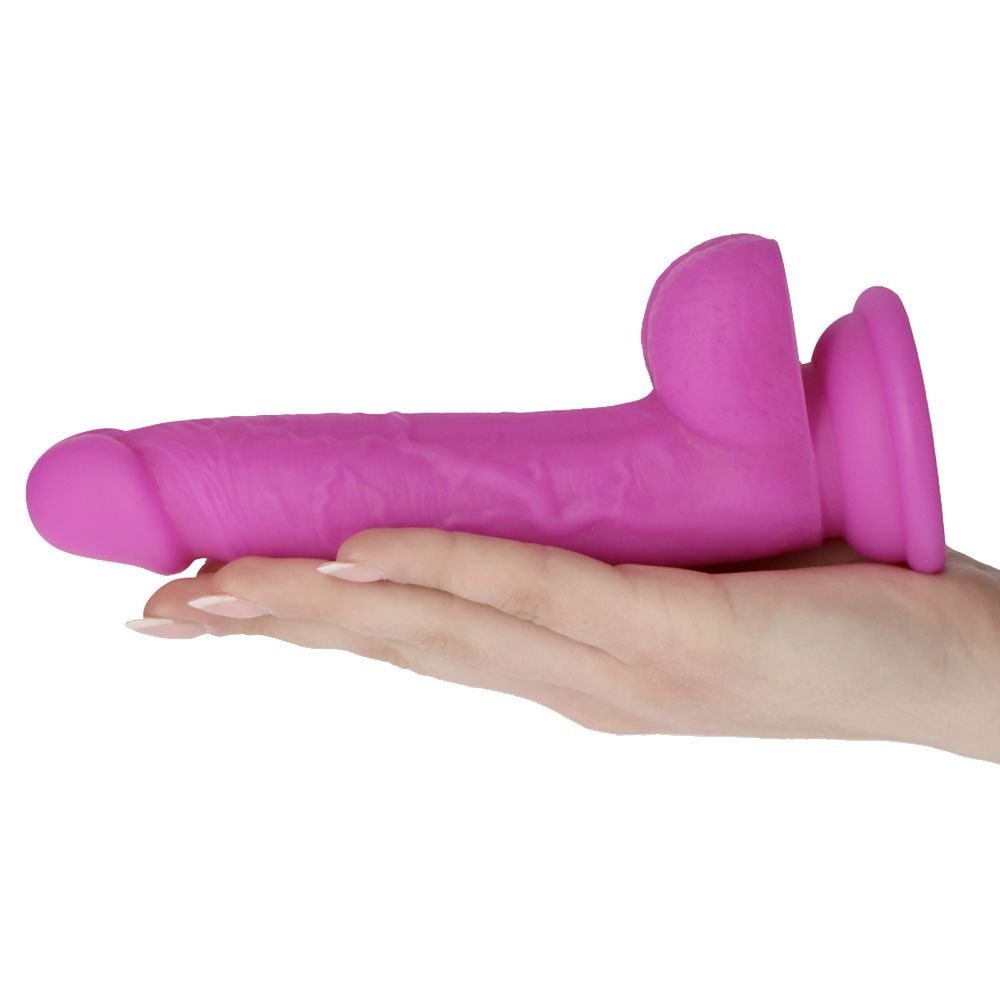 Dildo realistico rod slim purple real safe