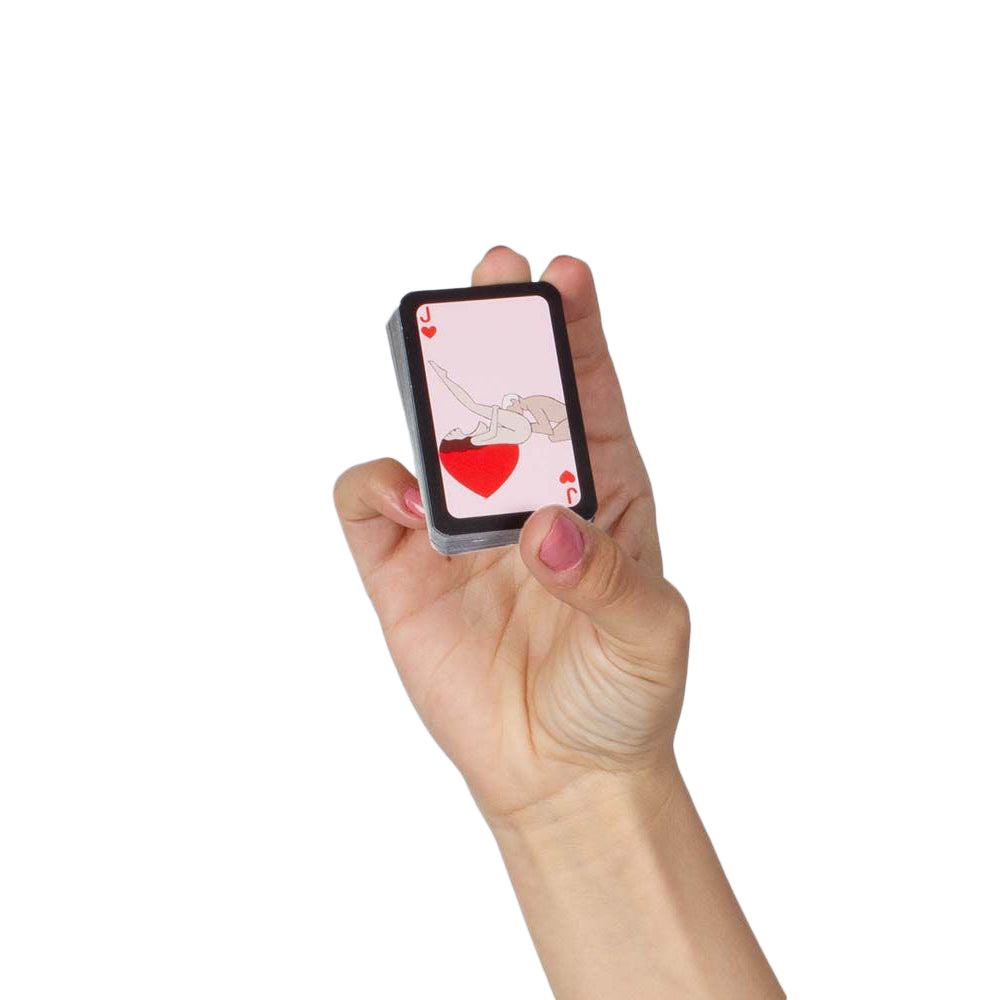 Carte Kamasutra Pocket - 54 Carte Posizioni Erotiche per Coppie | Gioco Hot Portatile