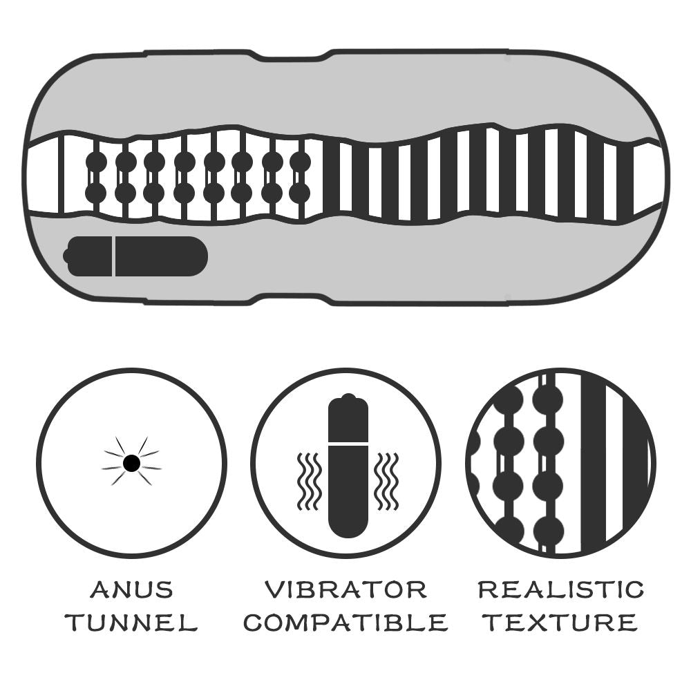 Masturbatore sexy anus vibro