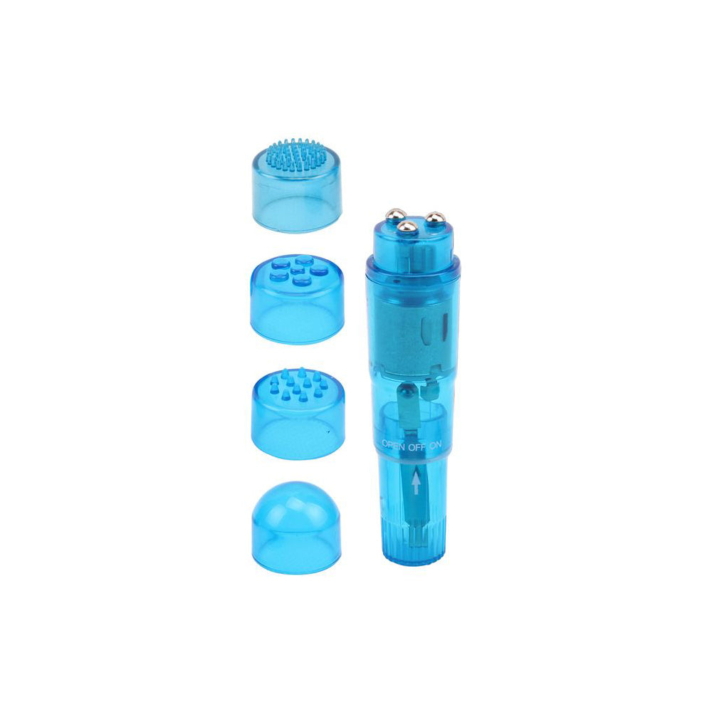 Mini vibratore ultimate massager blu