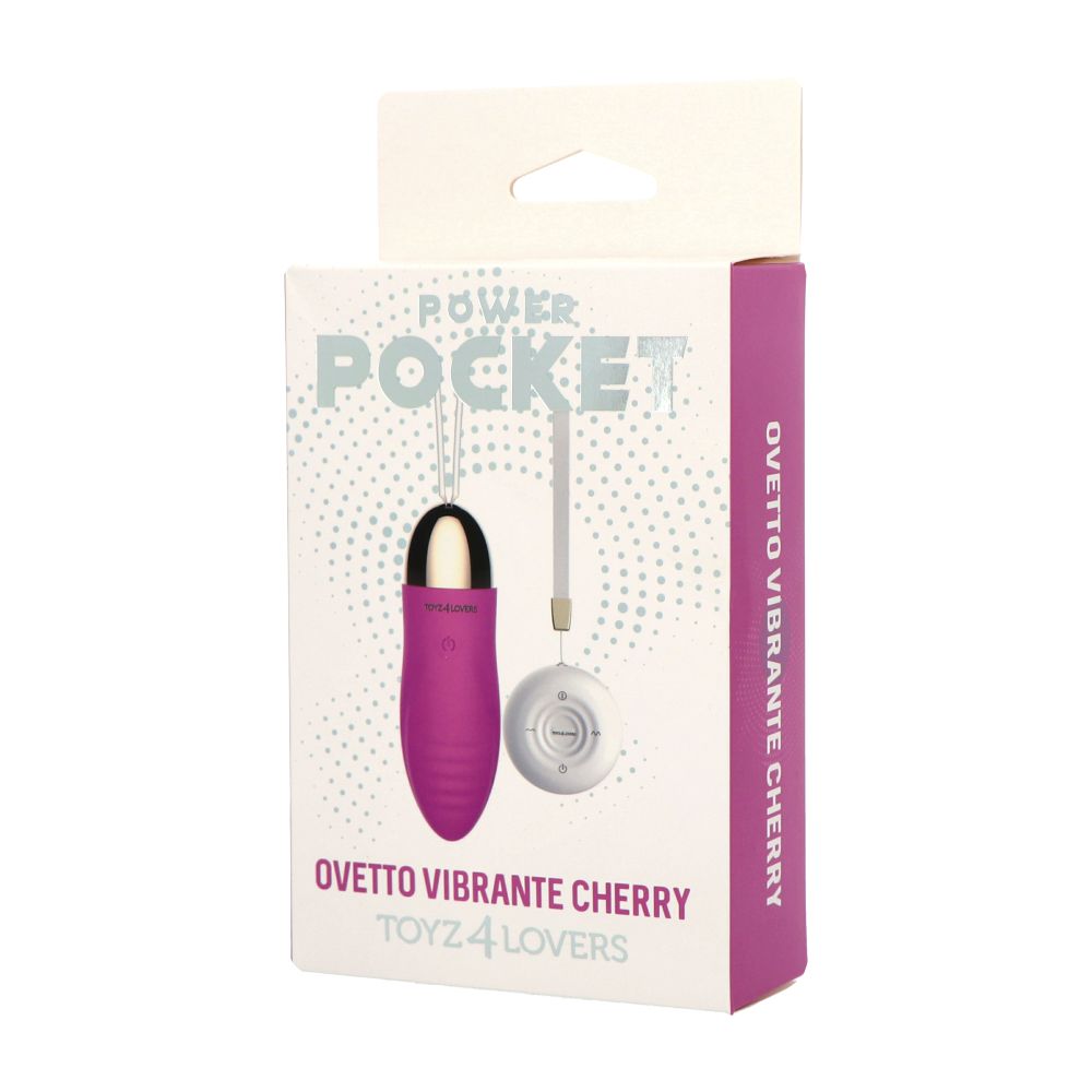 Ovulo vibrante telecomandato cherry