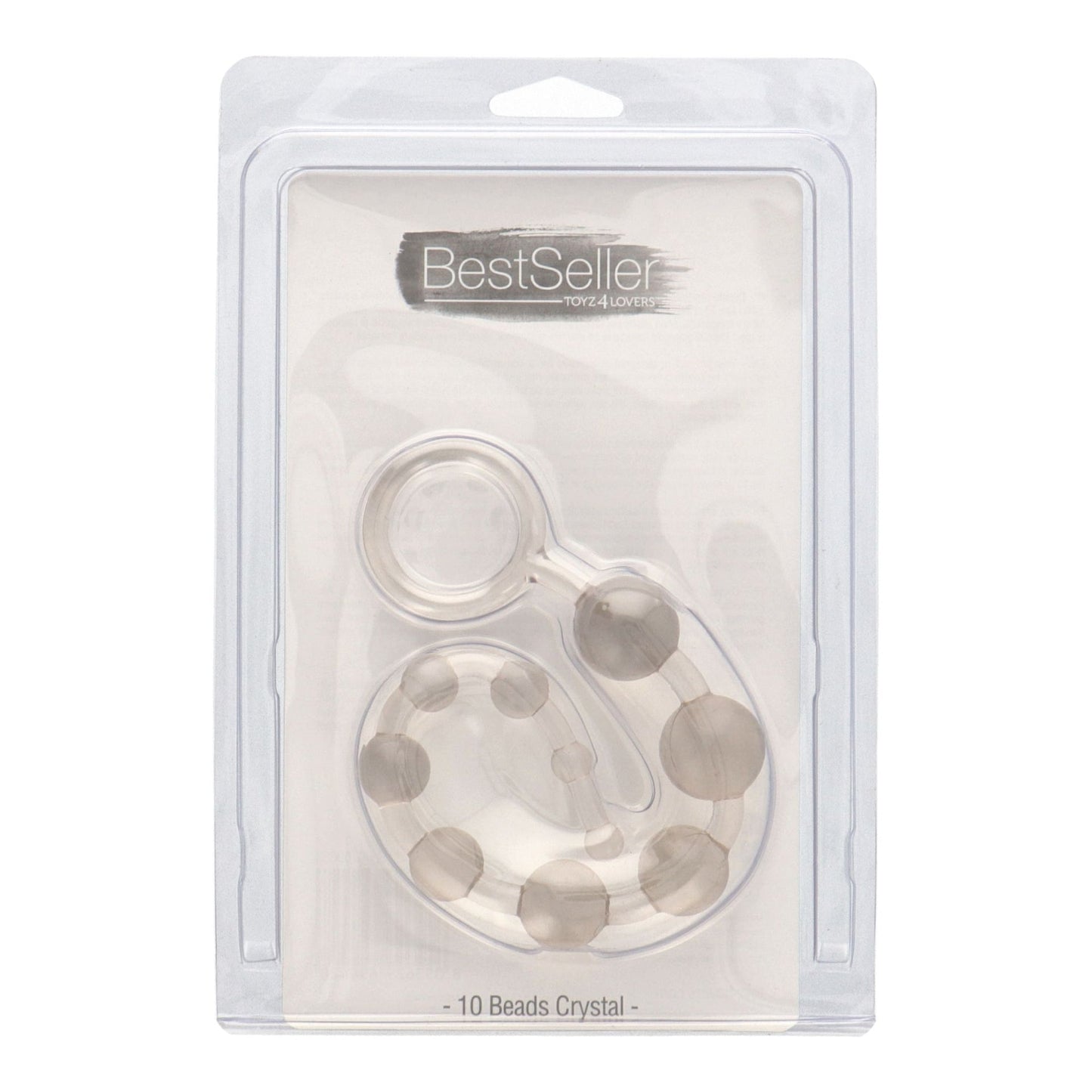 Palline anali crystal beads trasparente