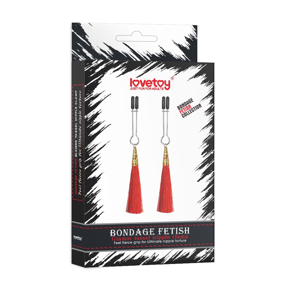 Pinze per capezzoli glamor tassel nipple clamp