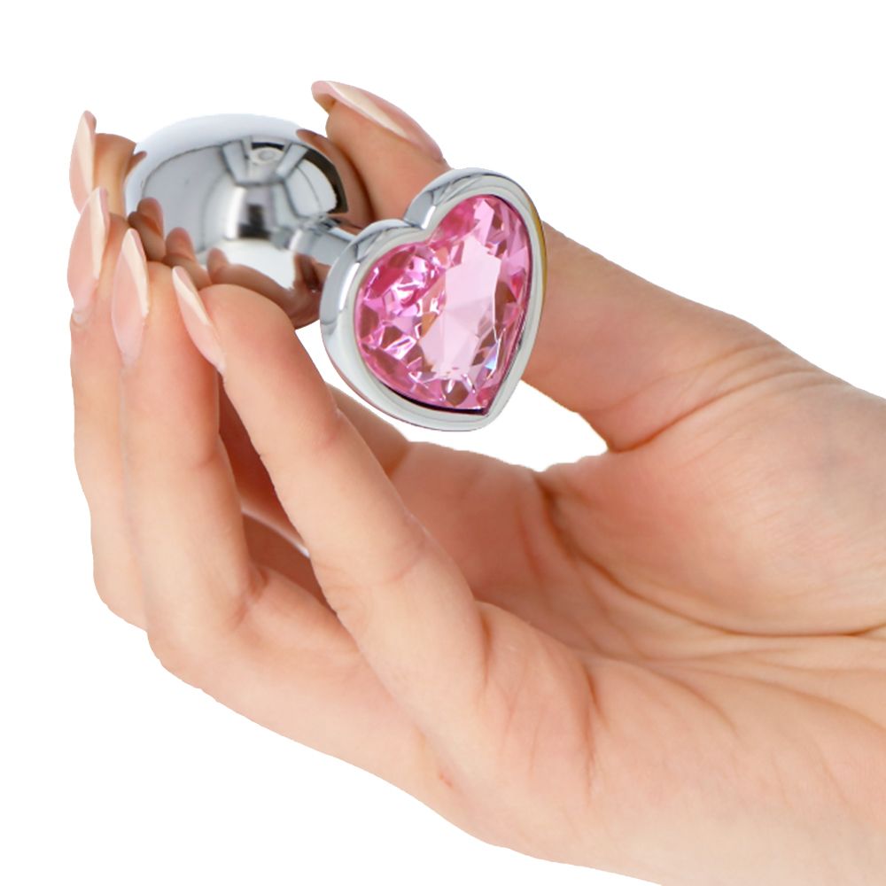 Plug anale galaxy heart rosa s
