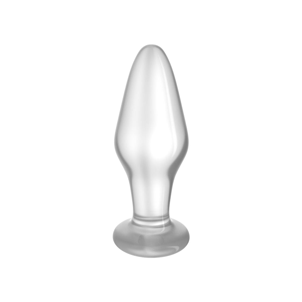 Plug anale glass clear love