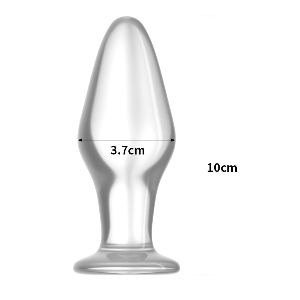Plug anale glass love