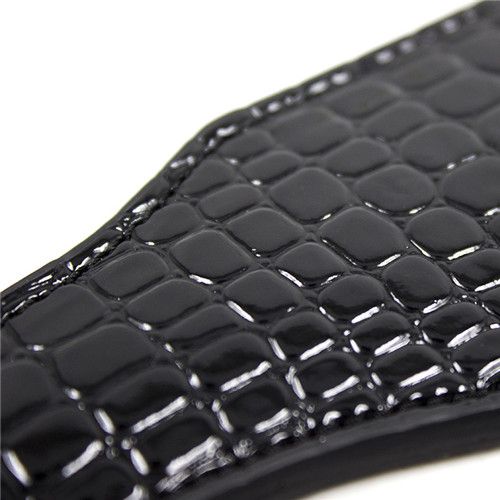 Sculacciatore crocodile spank paddle black