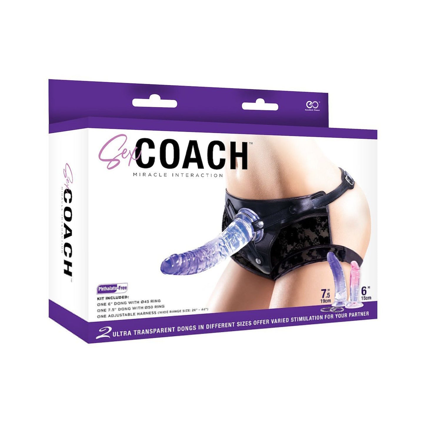 Strap on sex coach kit excellent power Confezione