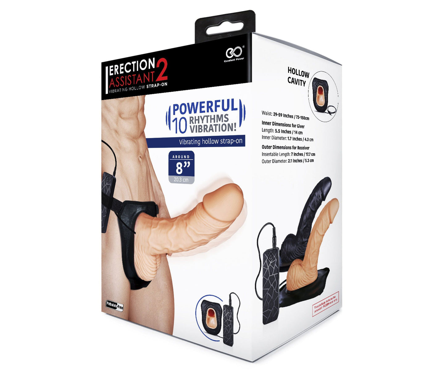 Strap on vibrante erection assistant rosa flesh excellent power Confezione