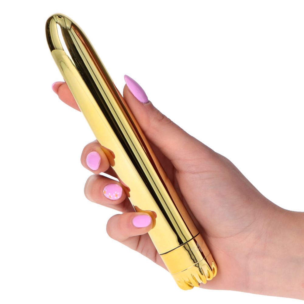 Vibratore mirror gold medium