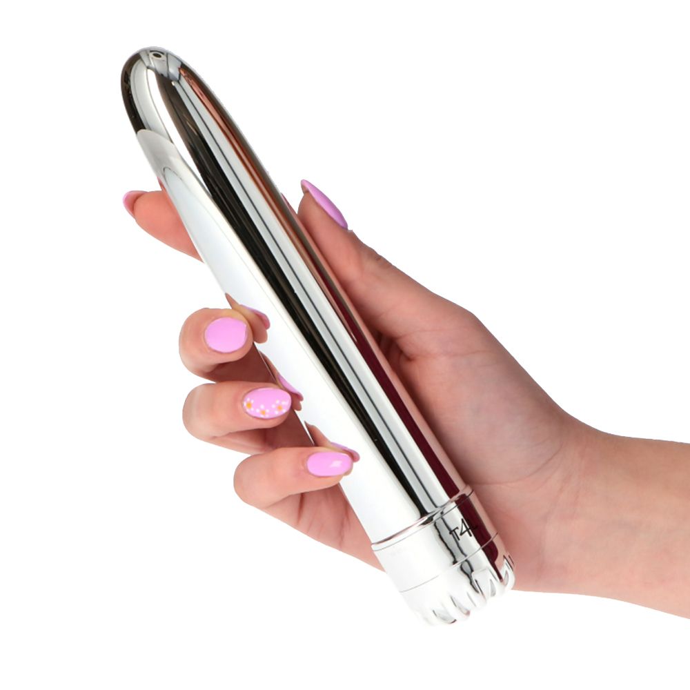 Vibratore mirror silver large