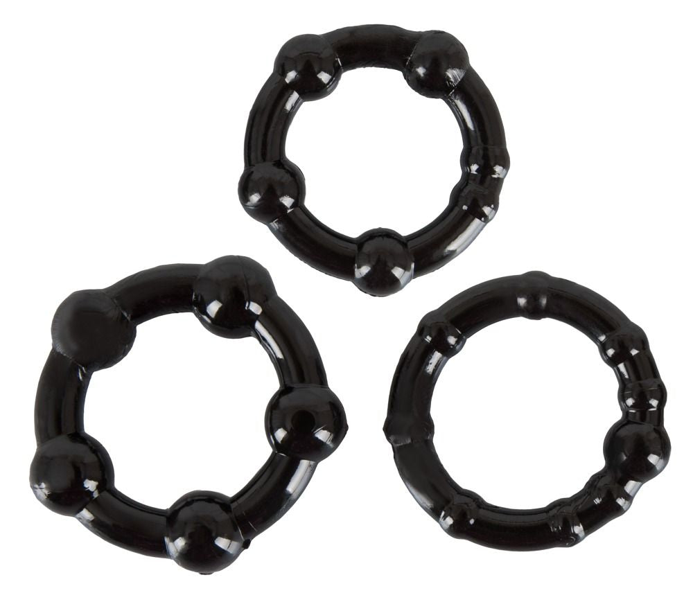 Anelli fallici stud nero