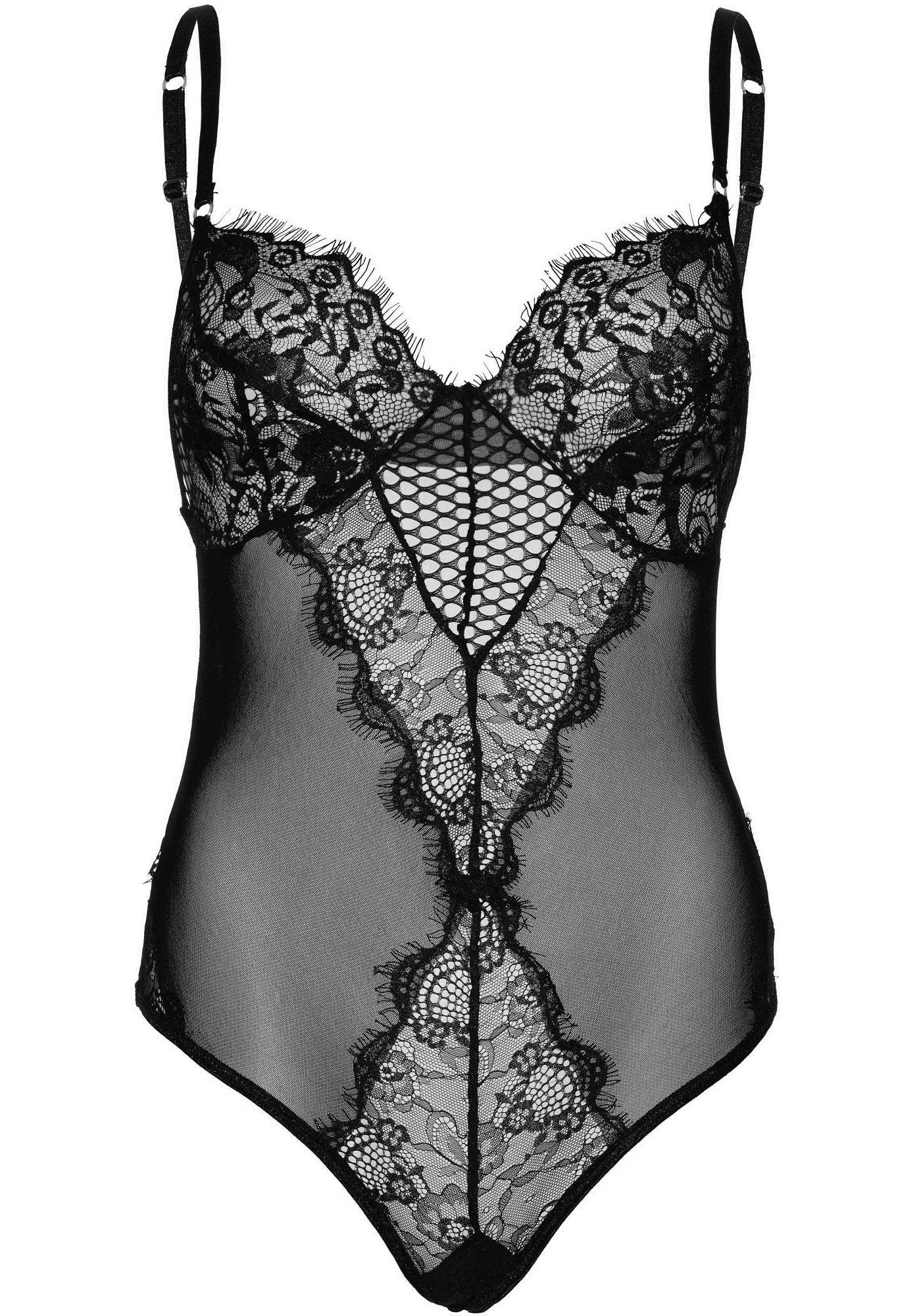 Body sexy lace nero