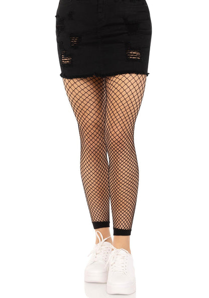 Collant sexy industrial footless nero taglia unica