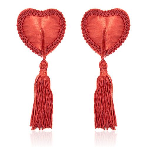 Copri capezzoli heart red