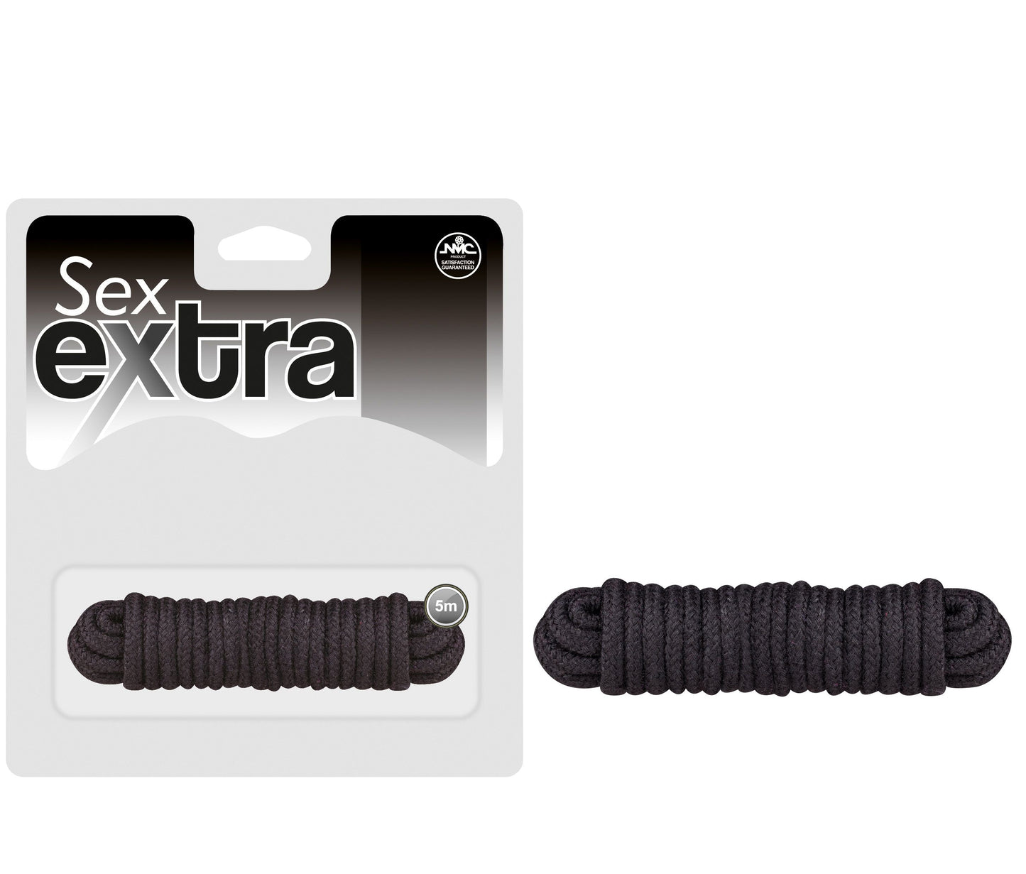 Corda bondage sex extra 5m nera