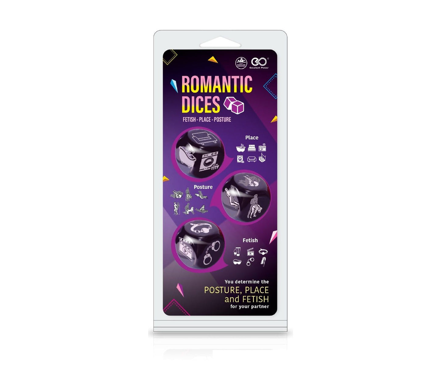 Dadi sexy romantic dices excellent power Confezione