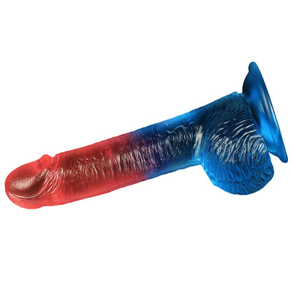 Dildo realistico 7 5 dazzle studs Rovesciato