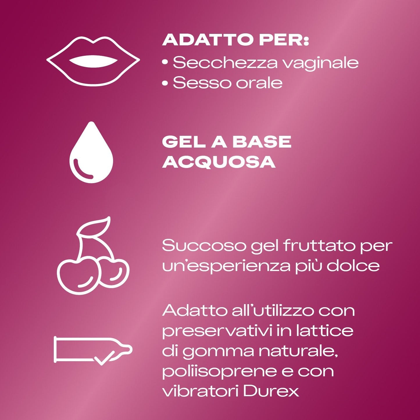 Lubrificante durex ciliegia 50ml