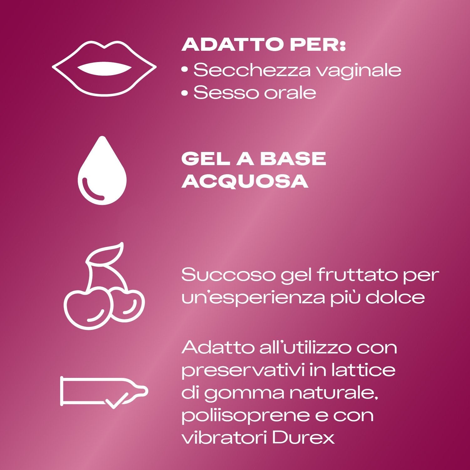 Lubrificante durex ciliegia 50ml