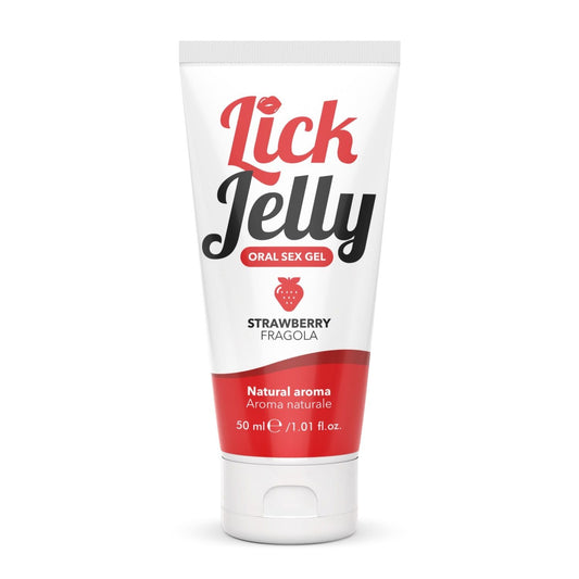 Lubrificante vaginale lick jelly fragola 50ml intimateline