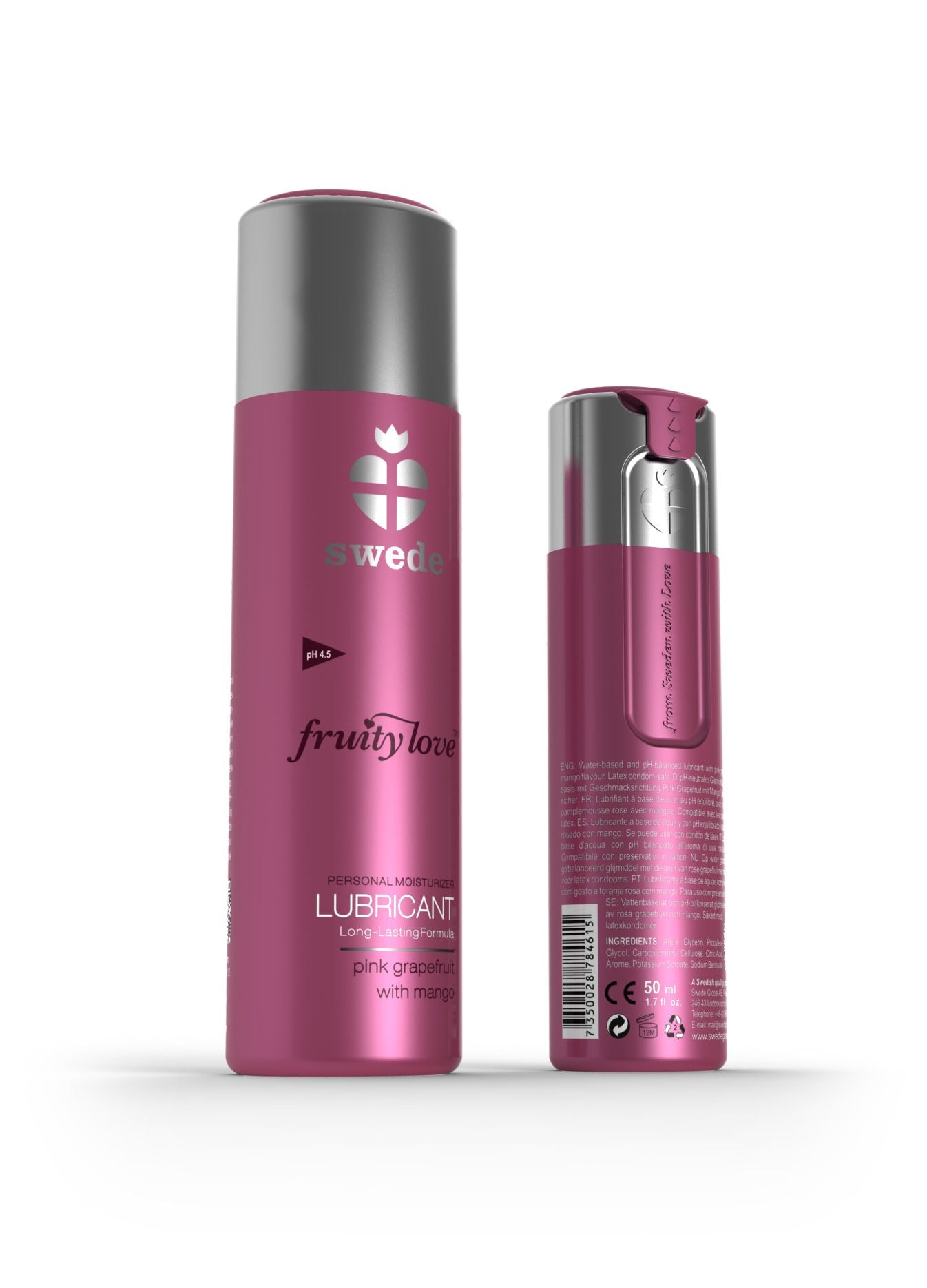Lubrificante al pompelmo rosa e mango