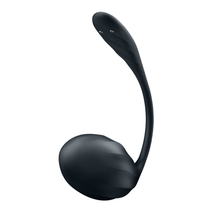 Ovetto vibrante ribbed petal nero