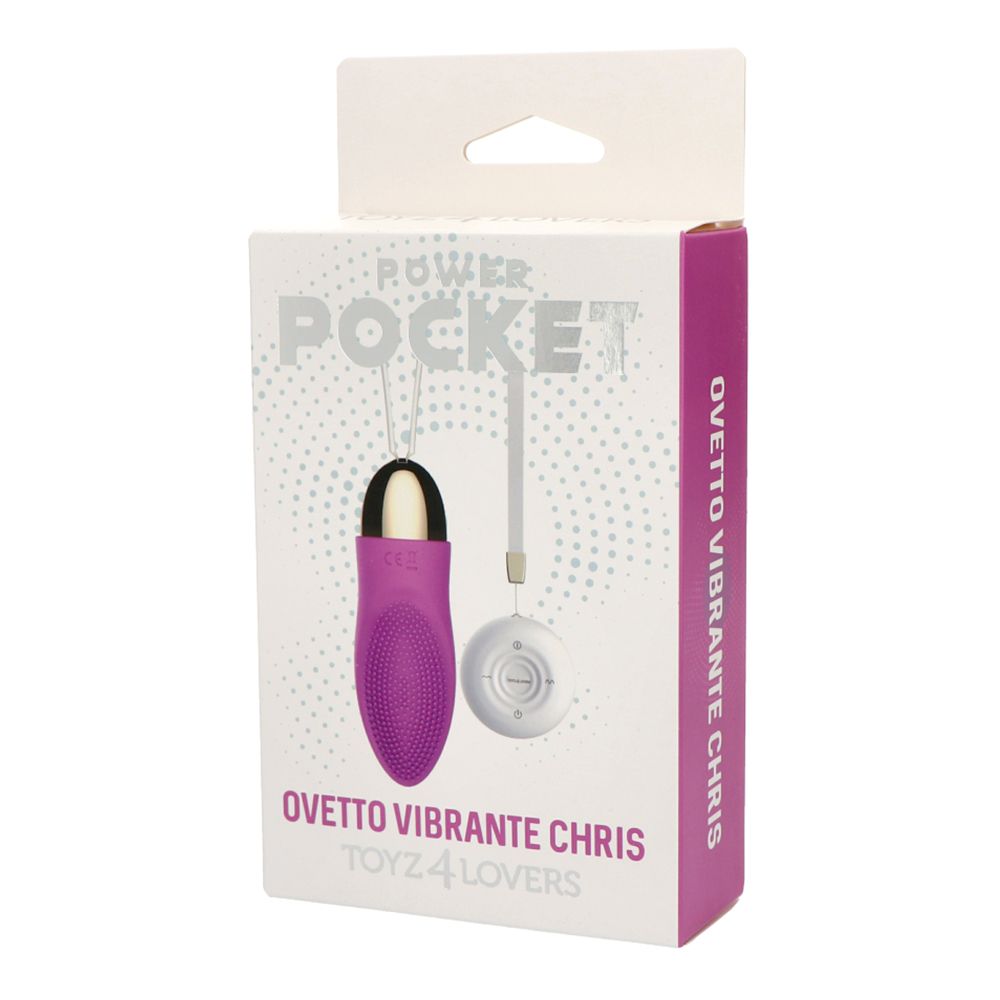 Ovetto vibrante telecomandato chris