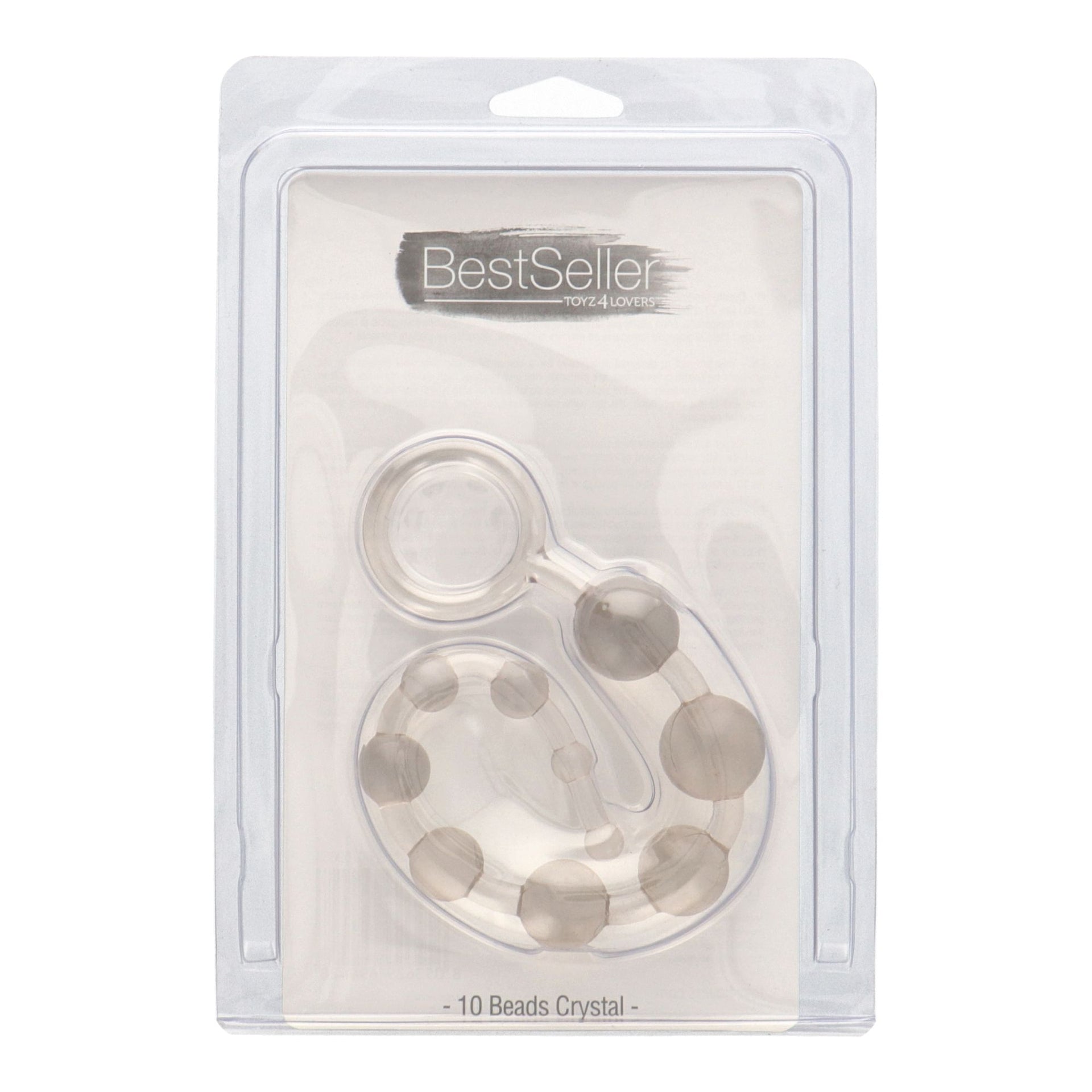 Palline anali crystal beads trasparente