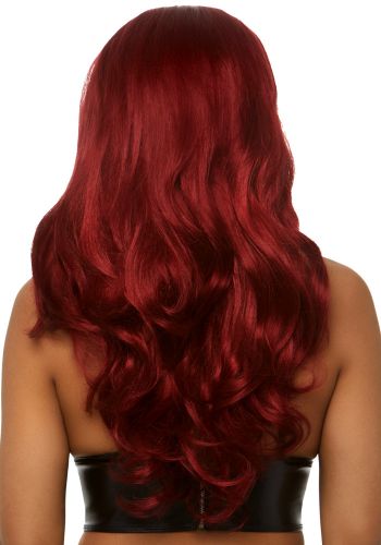 Parrucca sexy long wavy wig rosso
