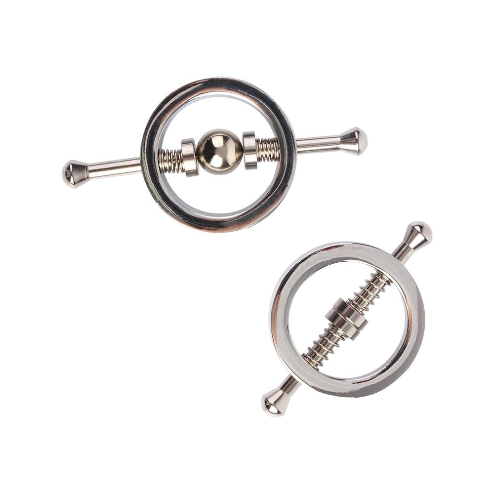 Pinzette per capezzoli spring metal