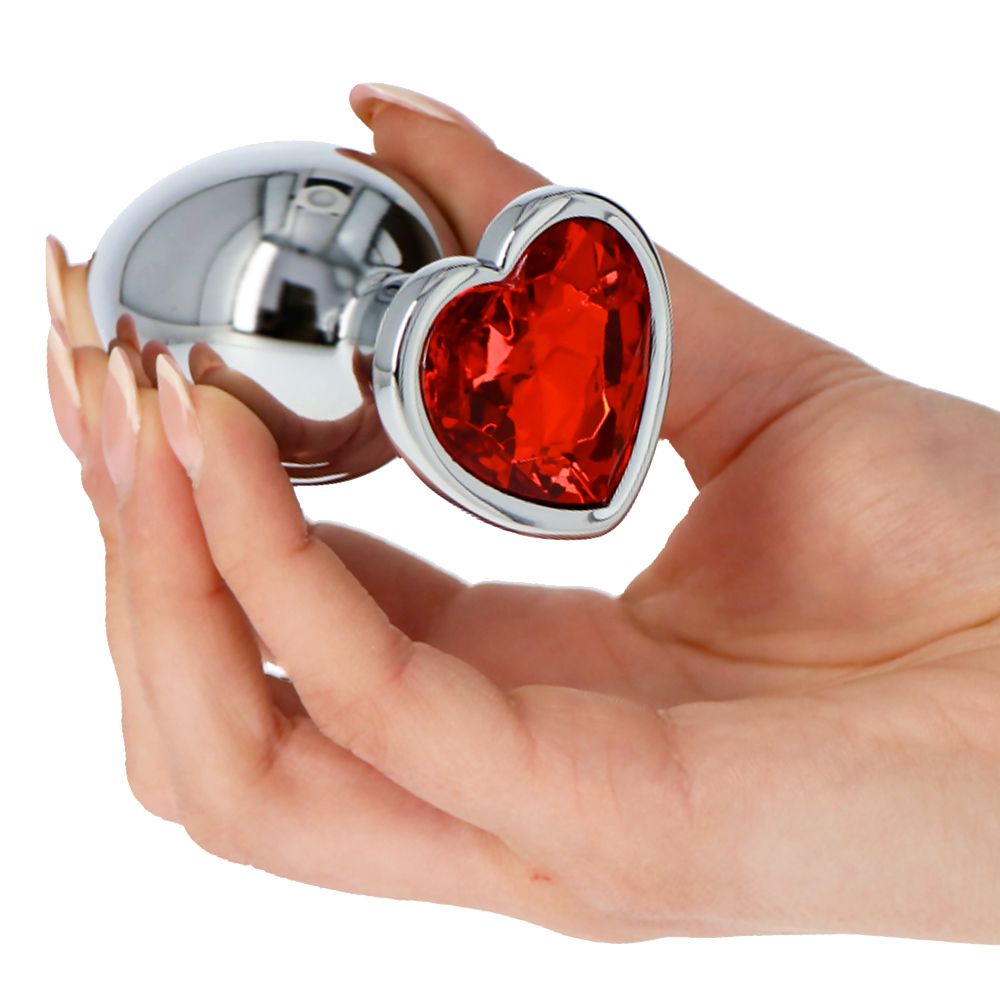 Plug anale zephir heart rosso l