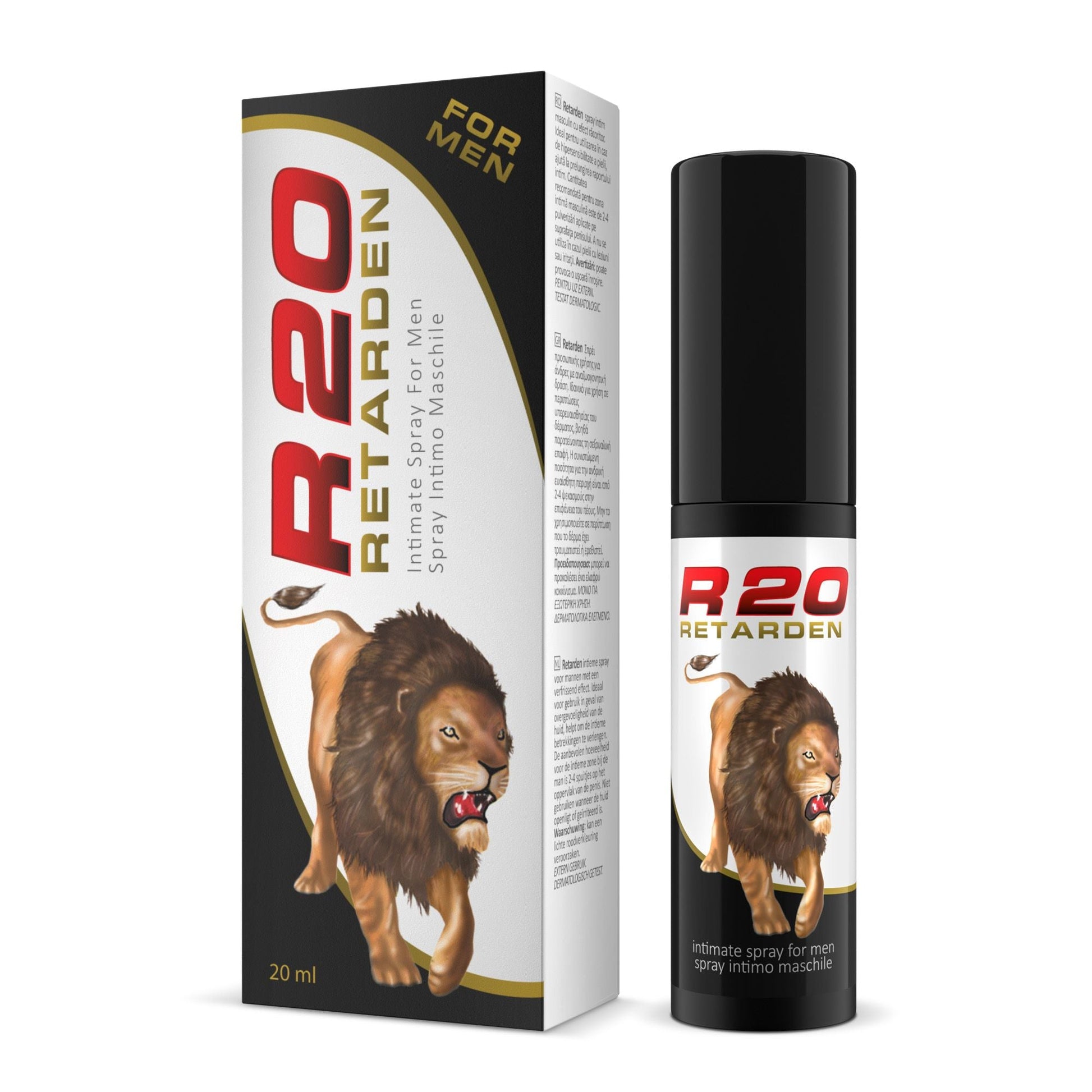 Ritardante uomo r20 retarden 20ml intimateline