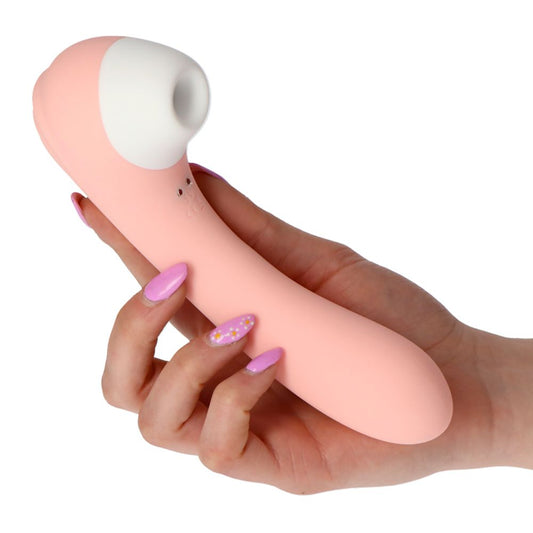 Stimolatore clitorideo e vaginale pink obsession