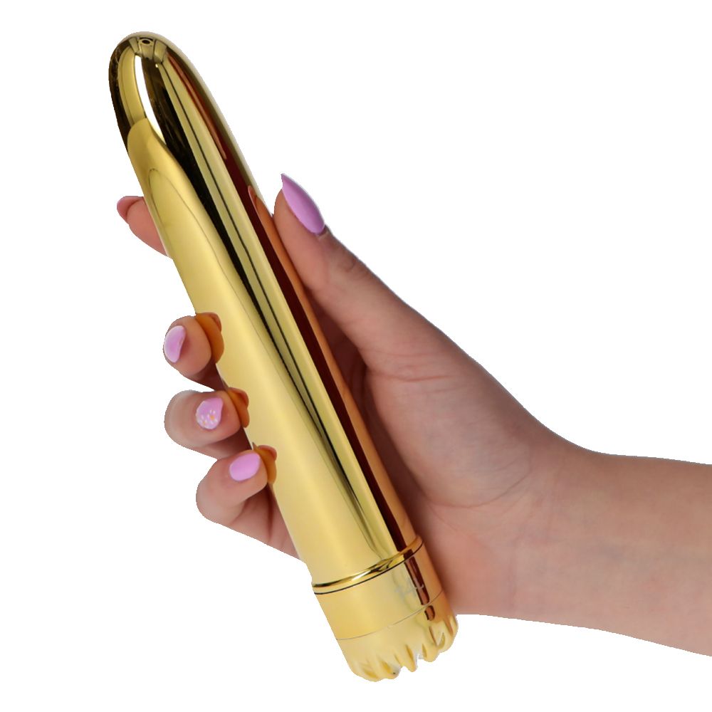 Vibratore mirror gold large