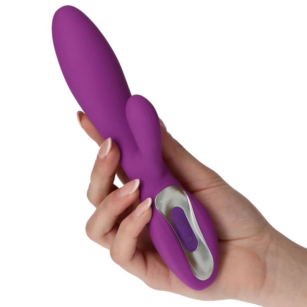 Vibratore rabbit concave purple